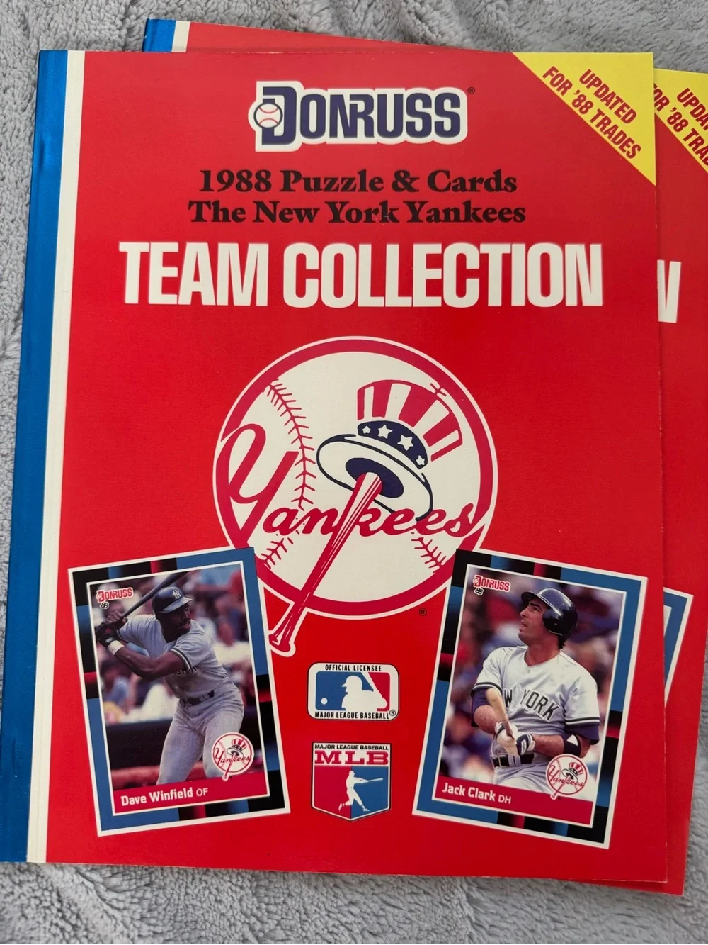 1988 Donruss Team Collection Books Lot Mets Cubs Yankees Red Sox Athletics‎